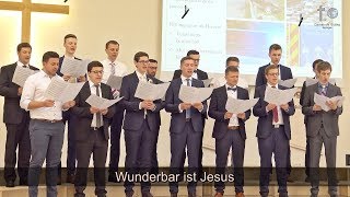 Hochzeit  Männerchor  Wunderbar ist Jesus [upl. by Pellet]