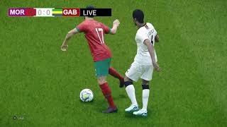 PES 21 Simulation Gameplay اليوم  تصفيات كأس افريقيا 2025 maroc vs gabon [upl. by Romeu]