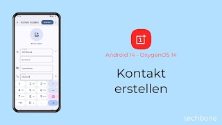 Kontakt erstellen  OnePlus Android 14  OxygenOS 14 [upl. by Auhsaj]