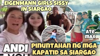 Eigenmann Sisters nasa SIARGAO dinadamayan si Andi para sumaya at makabonding sina Ellie Lilo Koa [upl. by Rip]