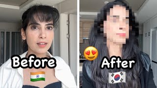 🇰🇷My birthday Korean makeover 🎂  Korean Vlog shopping makeup ✨ [upl. by Llehcnom]