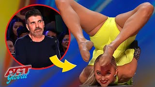 Simon Cowell LIES to The Rybka Twins on AGT 2023 [upl. by Asilenna]