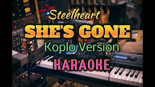 Shes Gone  Steelheart  Koplo Version Karaoke [upl. by Ddart]