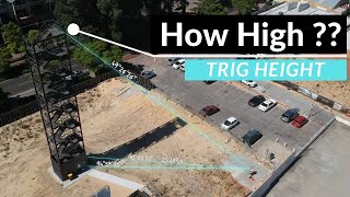 How to measure the Height of a Building using Trigonometry  Aerial Surveying [upl. by Itagaki529]