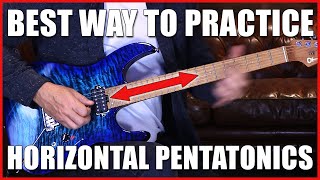 Instant Horizontal Pentatonics  Heres the trick [upl. by Imot]