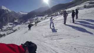 The Longest Ski Slope in Sölden Austria [upl. by Bertero]