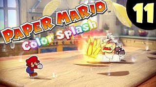 PAPER MARIO COLOR SPLASH  Lets play FR 11  LA TOUR CRAMOISIE [upl. by Munster]