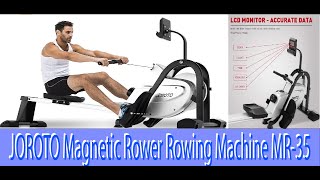 JOROTO Magnetic Rower Rowing Machine review  Product Review Camp [upl. by Wartow]