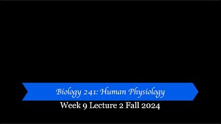 Cypress Biol 241 Fall 2024  Week 9 Lecture 2 [upl. by Lennad]