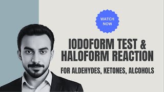 iodoform test  haloform reaction  aldehydes  ketones  alcohols [upl. by Olemrac]