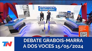 DEBATE GRABOISMARRA A DOS VOCES Programa completo del 15052024 [upl. by Esiole]