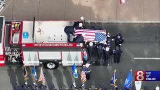 Funeral service held for fallen Wethersfield firefighter [upl. by Lati315]