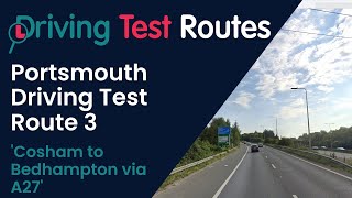 Portsmouth Driving Test Route 3 [upl. by Onoitna]