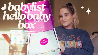 Babylist Hello Baby Registry Box Unboxing  babylist diaper box amp bottle box unboxing [upl. by Donaldson]