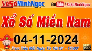 XSMN Minh Ngọc  Trực tiếp Xổ Số Miền Nam  KQXS Miền Nam ngày 04112024 KQXS Hôm Nay XSTT XSKT [upl. by Stephenie]