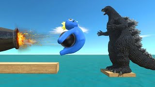 Superheroes and Scary Monsters Escape From Pirate Cannon  Animal Revolt Battle Simulator [upl. by Id]