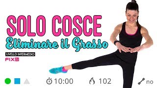 Snellire Le Cosce Esercizi Per Le Gambe Senza Salti [upl. by Genisia]