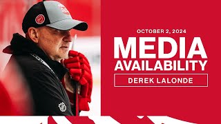 Derek Lalonde Media Availability  Oct 2 2024 [upl. by Annotahs96]