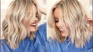 HOW TO EASY WAVES TUTORIAL  Short to Medium Length Hair [upl. by Ailene514]