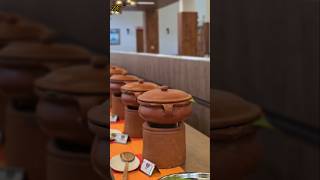 Setting up the buffet in style KeralaArtsCraftsVillageKovalam buffet restaurant shortsvideo [upl. by Ahseiuqal]