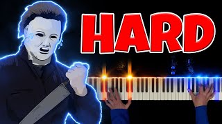 Michael Myers Theme Song  Halloween Piano Version Advanced [upl. by Annalise]