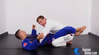 HOW TO ESCAPE THE MOST COMMON JIUJITSU ATTACK  The closed guard escape KEENANONLINECOM [upl. by Norford753]