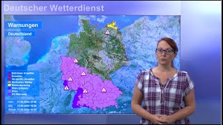 11082024 Hitzeinformation Deutscher Wetterdienst DWD [upl. by Che]