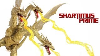 SH MonsterArts King Ghidorah Tamashii Nations Bandai Godzilla Action Figure Review [upl. by Ashford]