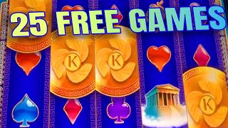 I WON 25 FREE GAMES ON A HIGH LIMIT SLOT MACHINE [upl. by Yalc176]