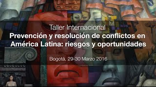 Prevención y resolución de conflictos en América Latina riesgos y oportunidades [upl. by Otti]