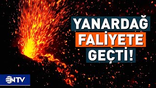 Avrupanın En Yüksek Yanardağı Etna Lav Püskürtmeye Başladı  NTV [upl. by Mcneely]