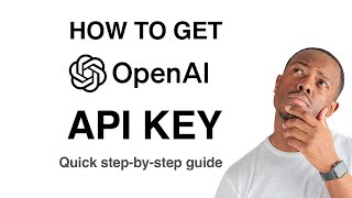 How to Generate OpenAI API Key Quick and Easy 2024 [upl. by Martijn]