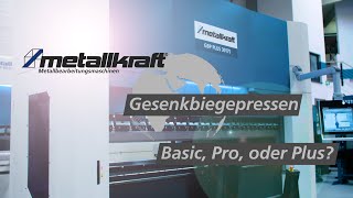 Metallkraft Abkant und Gesenkbiegepressen GBP BASIC PRO und PLUS [upl. by Ruffo]