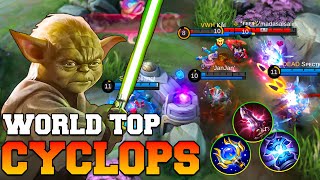 Cyclops Crazy Lifesteal with Brutal Damage  Build Top 1 Global Cyclops  MLBB [upl. by Gnuhp]