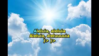 Aleluia  Hallelujah  Karaokê música original [upl. by Ayekin]