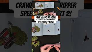 LEGO Legends Of Chima Crawley’s Claw Ripper Speed Build Part 2 lego legendsofchima sobricks [upl. by Aldo]