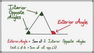 Exterior Angle of a Triangle [upl. by Adehsar]