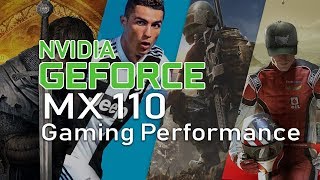 Rendimiento de juegos modernos en NVIDIA GeForce MX110 [upl. by Salohcim]