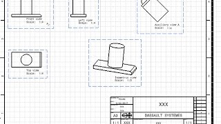 STANDARD VIEWS IN CATIA V5 [upl. by Eiramadnil]