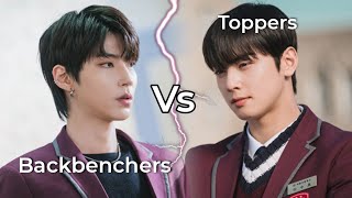 Kdrama toppers vs backbenchers [upl. by Santini]