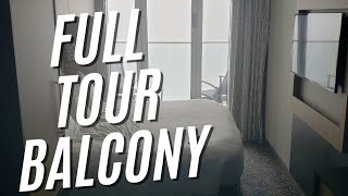 Royal Caribbeans Quantum of the Seas Balcony Room 11540 Full Tour [upl. by Rehpotsihc84]