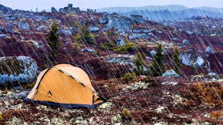 Camping In Rain Solo Hiking Adventure  Part 1 [upl. by Ojaras]