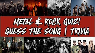 Test Your Metal amp Rock Knowledge Now Quiz 14 [upl. by Lyred806]