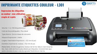 AFINIA L301  Imprimer des étiquettes couleur [upl. by Ardnekan]