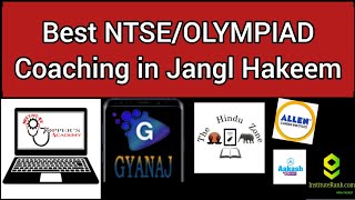 Best NTSE Olympiad Coaching in Jangl Hakeem ntse olympiad ToppersAcademyApp [upl. by Atikaj]