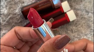 Maybelline New York The Matte Cream Lipsticks Swatches  Heated Pink [upl. by Rustice]