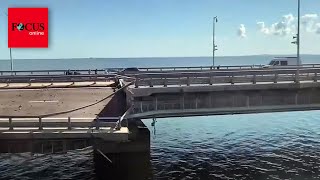 Explosionen auf KrimBrücke Experten haben Zweifel an ukrainischer Version [upl. by Zucker466]