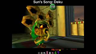 Suns Song amp Sarias Song in Majoras Mask  MM Debug Rom [upl. by Leinnad480]