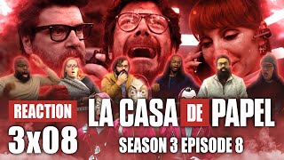 La Casa De Papel Money Heist  Season 3 Episode 8  Group Reaction [upl. by Marte570]