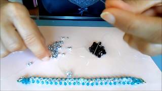 TUTORIAL BRACCIALE SWAROVSKI [upl. by Hough]